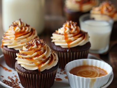 Recette Délicieuse de Cupcakes au Caramel Beurre Salé