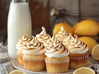 Recette Délicieuse de Cupcakes au Citron Meringué : Un Rêve Gourmand