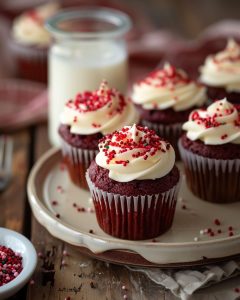 Cupcakes red velvet traditionnels