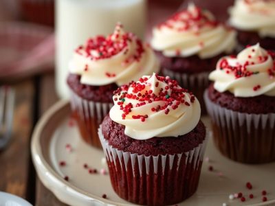Recette de Cupcakes Red Velvet Traditionnels : Un Délice Incontournable