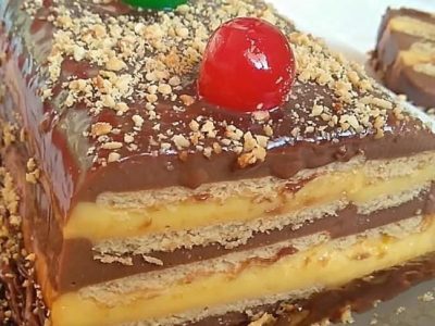 Flan Chocolat Biscuits Facile et Savoureux