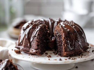 Gâteau Bundt Chocolat Délicieux : Recette Facile