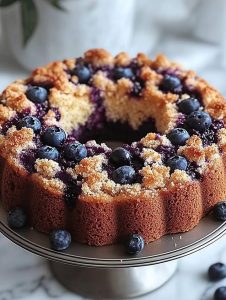 Gâteau Café Myrtille