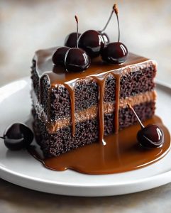 Gâteau Chocolat Caramel
