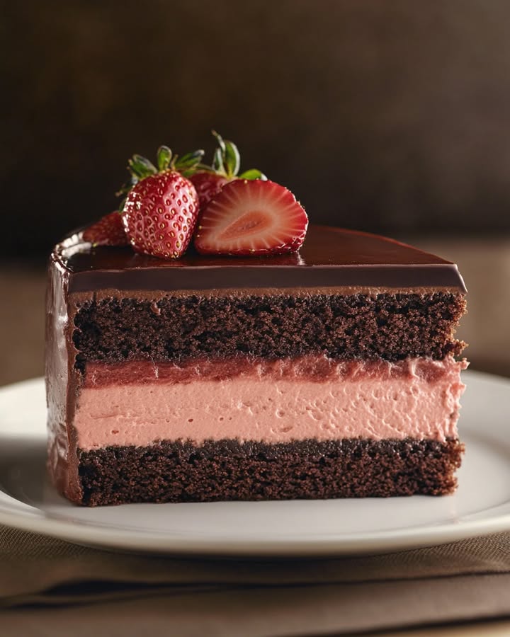 Gâteau Chocolat Fraise