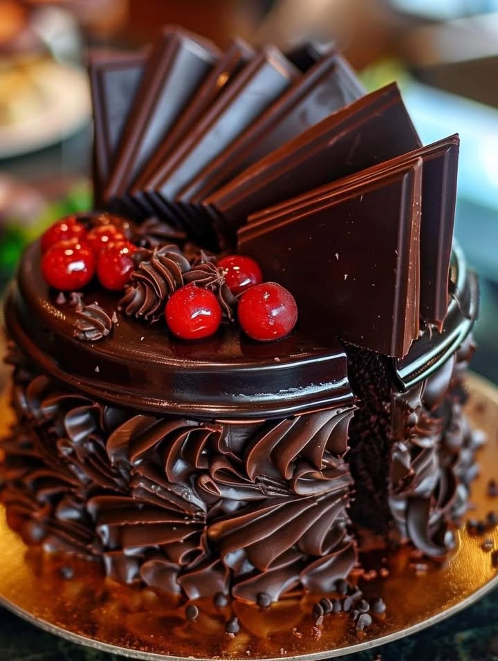 Gâteau Chocolat Noir