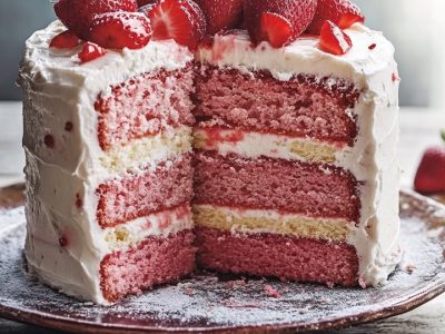 Gâteau Fraise Parfait Facile et Rapide