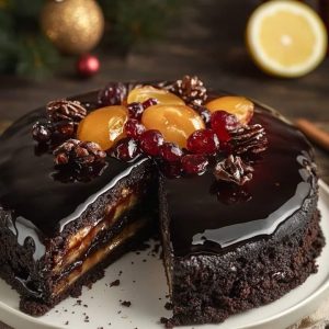 Gâteau Noir Festif