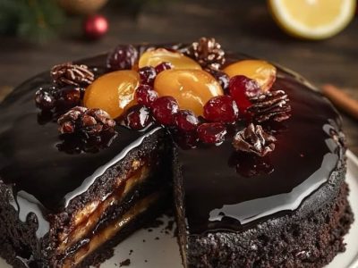 Gâteau Noir Festif Facile à Réaliser