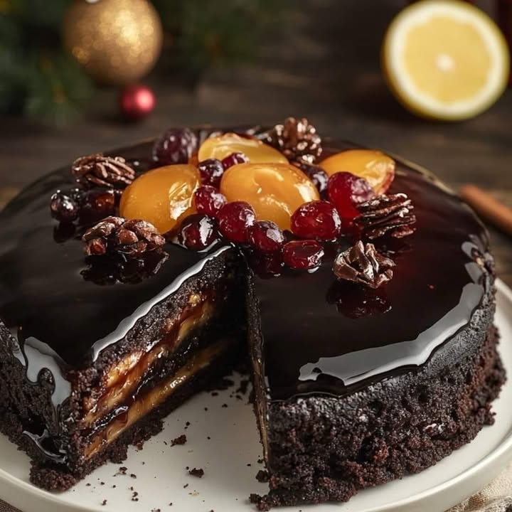 Gâteau Noir Festif