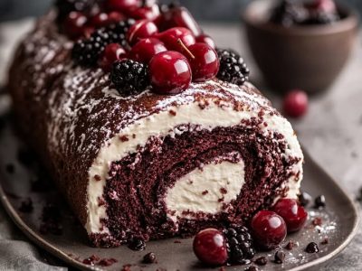Gâteau Roulé Ciel Noir : La Recette Facile