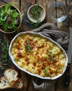 Gratin de chou-fleur léger
