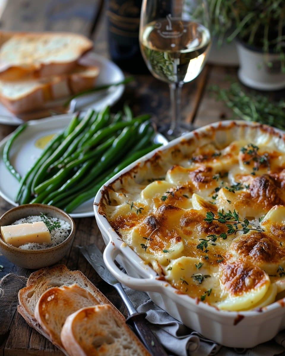 Gratin de pommes de terre au fromage