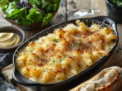 Mac and Cheese à la Française : Une Recette Fusion Délicieuse