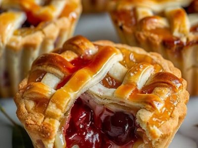 Mini Pies Cerises Crémeux: Recette Facile et Savoureuse