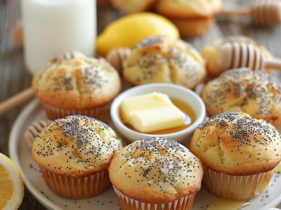 Recette Délicieuse de Muffins au Citron Pavot : Facile et Rapide