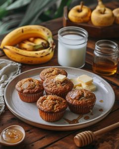 Muffins sans gluten à la banane