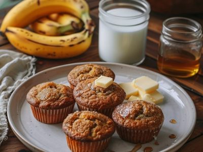 Recette Facile de Muffins Sans Gluten à la Banane pour un Délice Sain