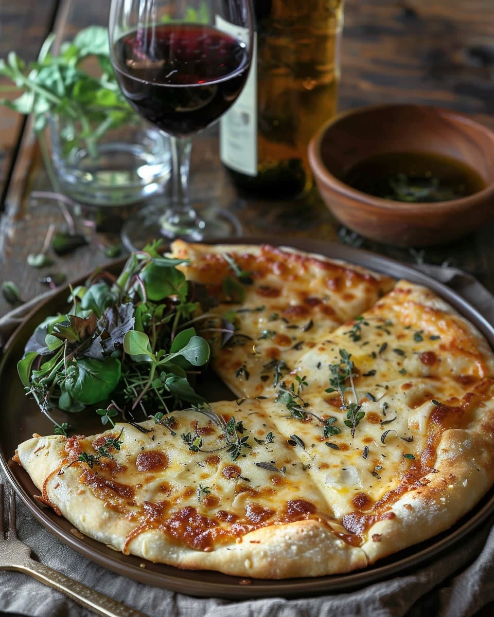 Pizza quatre fromages maison