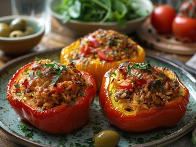 Recette Délicieuse de Poivrons Farcis au Riz : Variations et Conseils