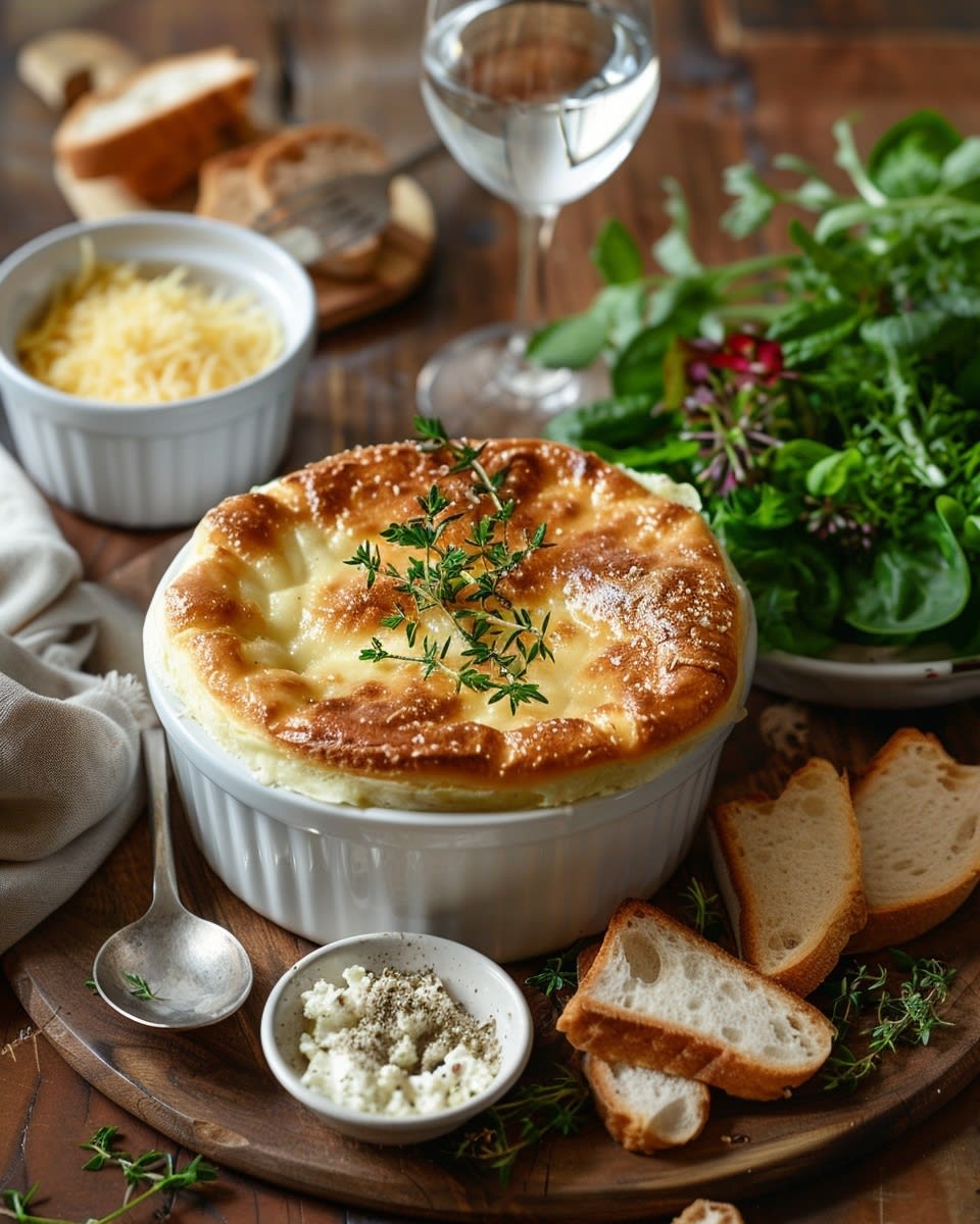Soufflé au fromage léger