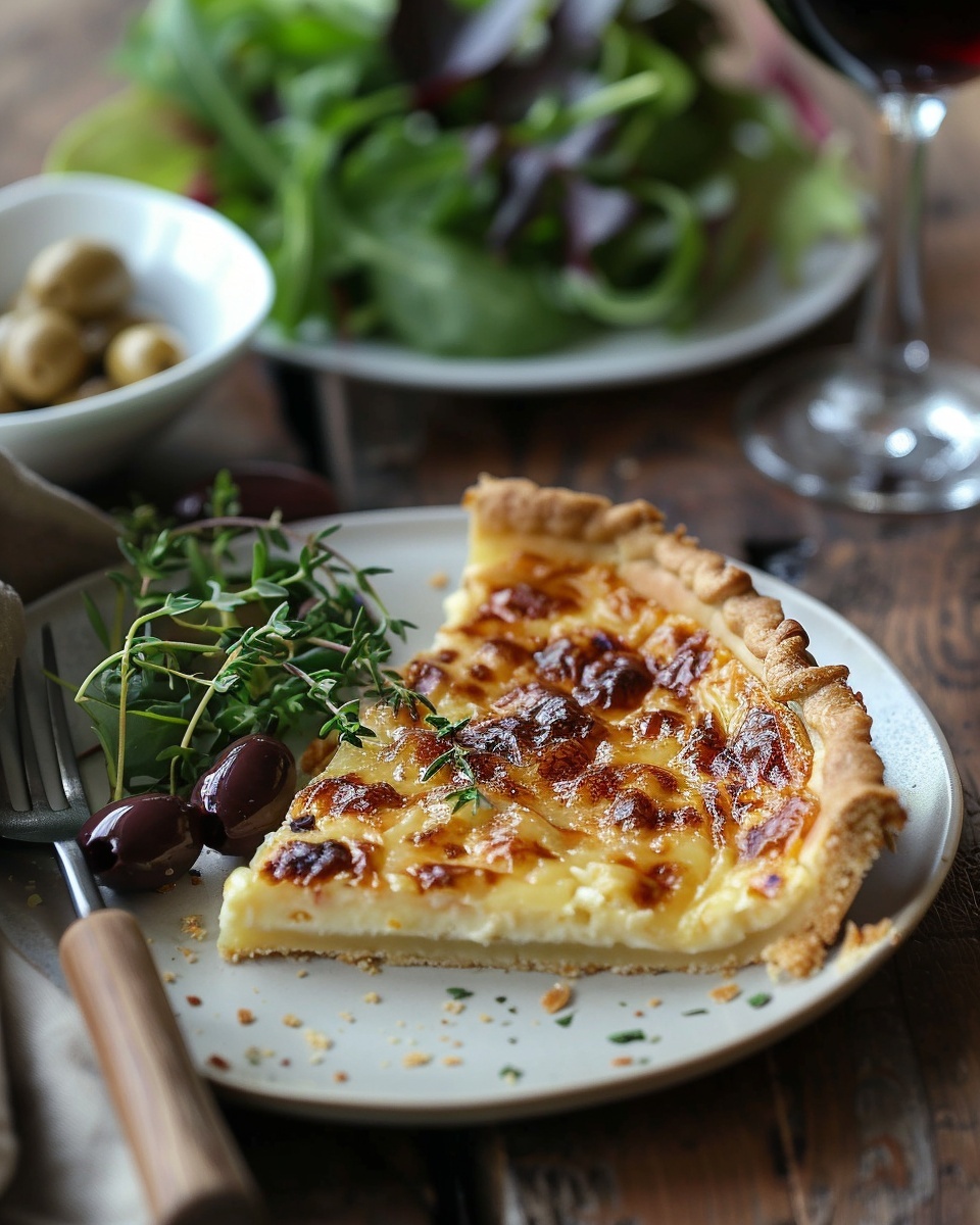 Tarte aux oignons caramélisés