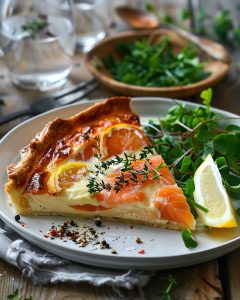 Tarte saumon épinards