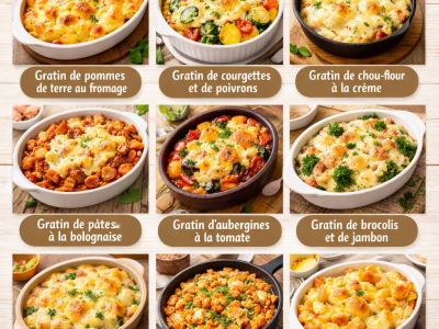 10 Recettes de Gratins à Tester
