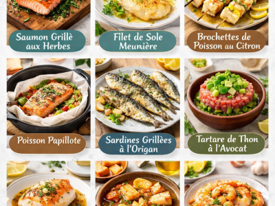 10 Recettes de Poissons à Tester