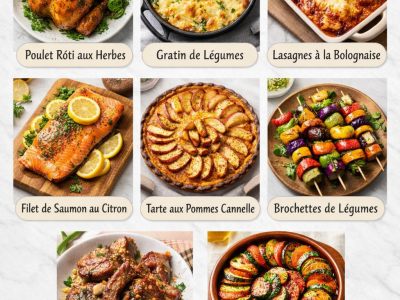 8 Plats au Four Délicieux