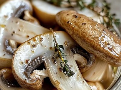 Champignons Marinés Savoureux : Recette Facile et Rapide
