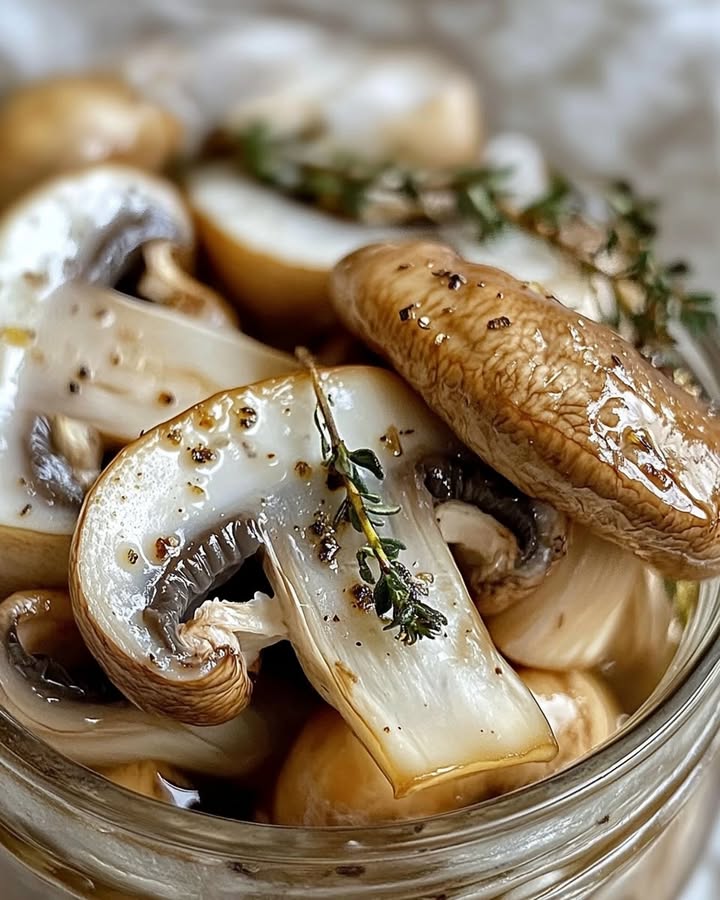 Champignons Marinés Savoureux