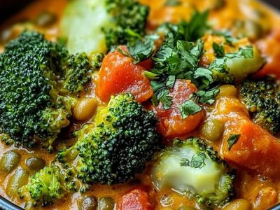 Curry Brocoli Lentilles : une recette savoureuse et facile