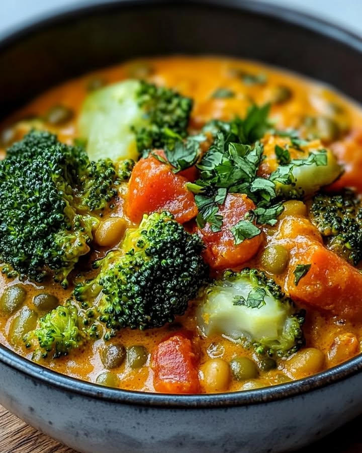 Curry Brocoli Lentilles