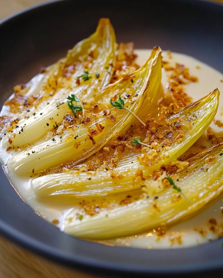 Endives Crémeuses Sautées