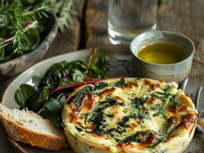 Recette Délicieuse de Flan d’épinards à la Ricotta : Facile et Savoureux