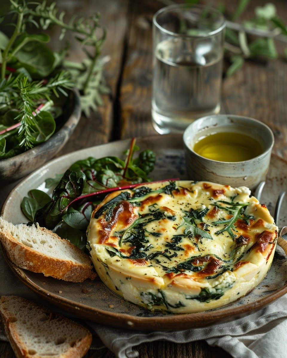 Flan d’épinards à la ricotta