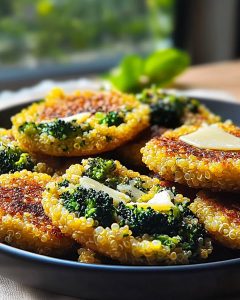 Galettes Quinoa Brocoli