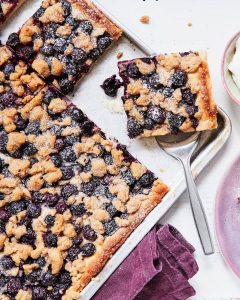 Gâteau Myrtilles Streusel