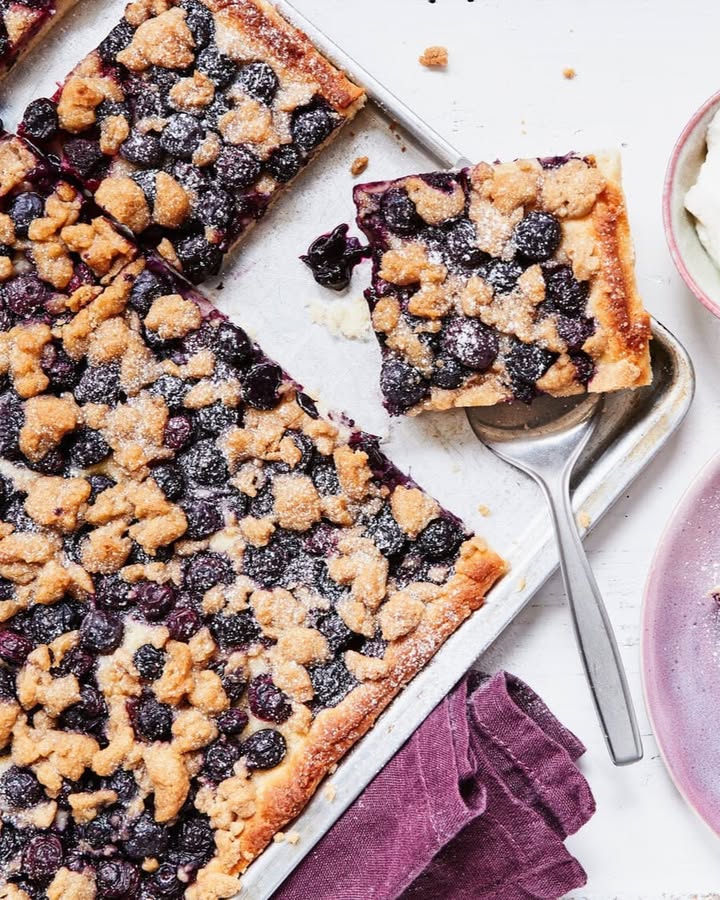 Gâteau Myrtilles Streusel