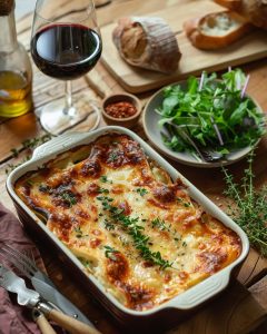 Gratin d’aubergines à la tomate