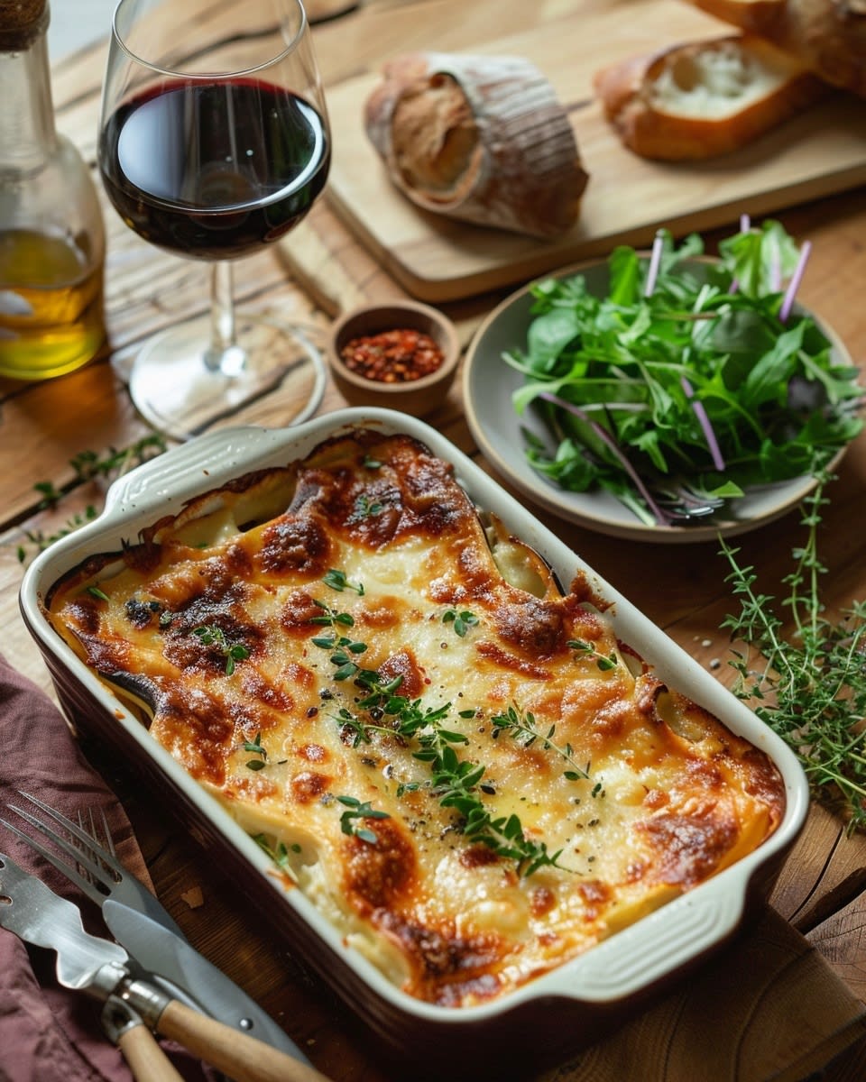 Gratin d’aubergines à la tomate