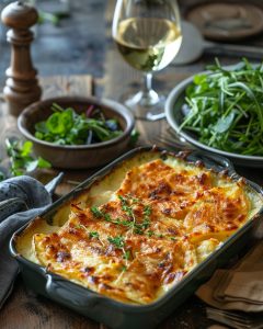 Gratin de courgettes au parmesan