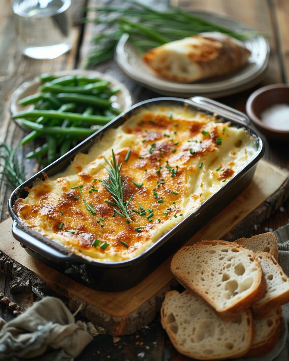 Gratin de pommes de terre au four