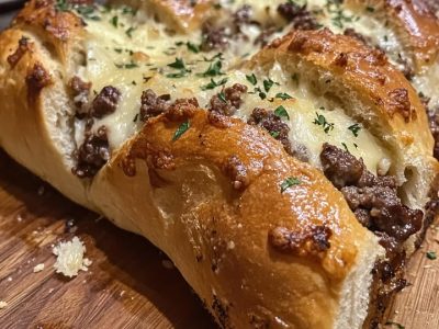 Pain Ail Farci Bœuf : Recette Facile et Savoureuse
