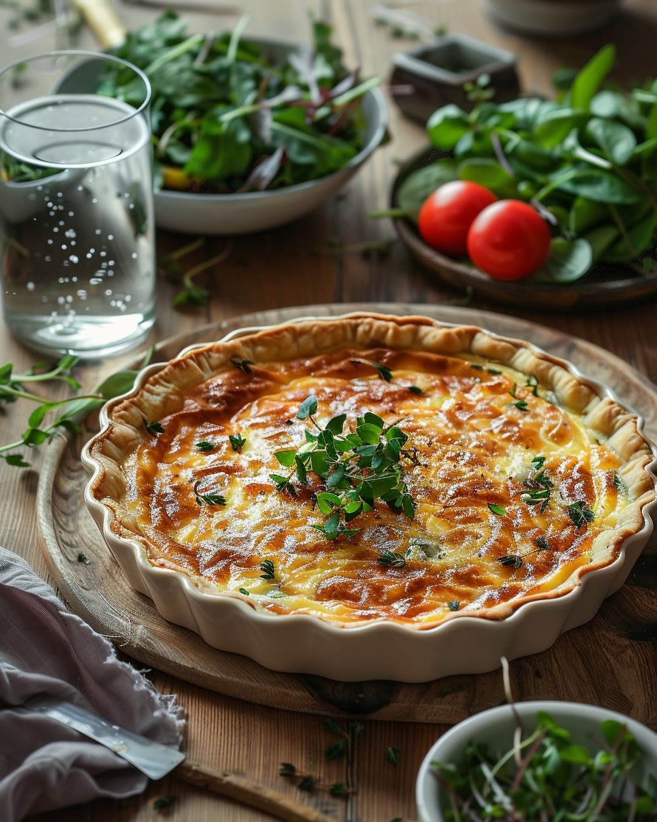 Quiche sans pâte légère