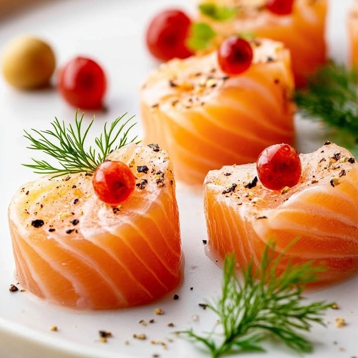 Roulés Saumon Aneth