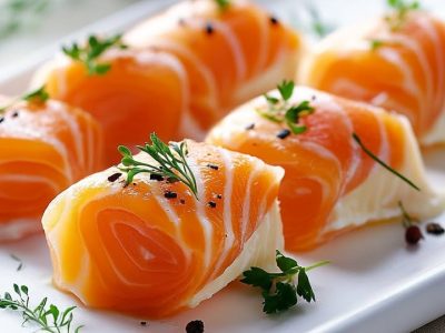 Roulés Saumon Fraîcheur : Recette Facile et Rapide