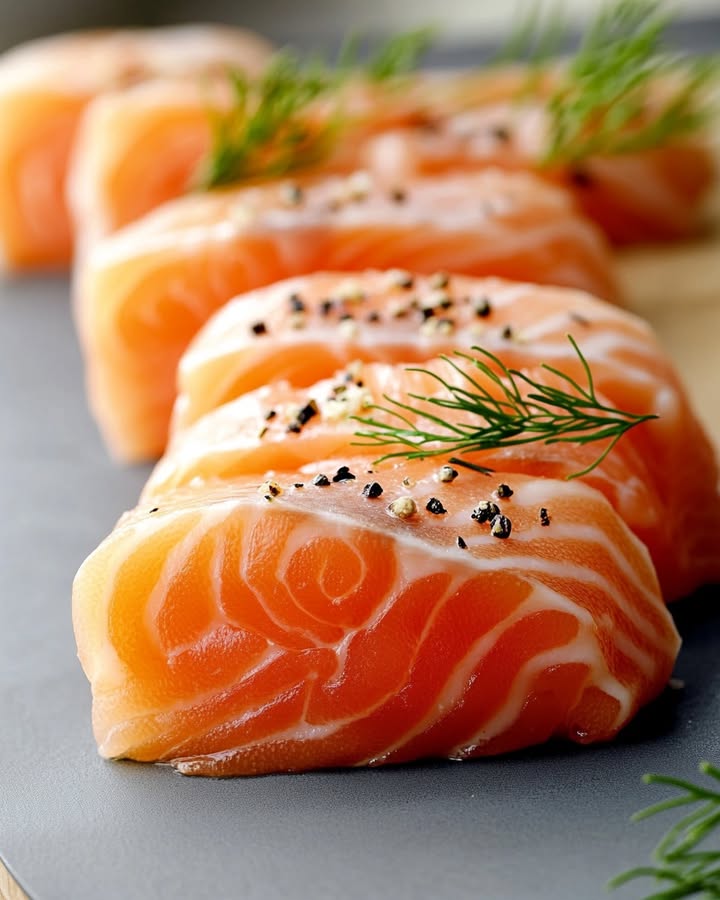 Roulés Saumon Frais