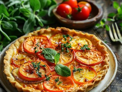 Recette Délicieuse de Tarte aux Légumes du Soleil : Un Plat Estival Incontournable
